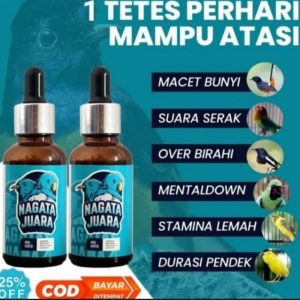 NAGATA JUARA – ASLI 100% – VITAMIN TETES BURUNG KICAU PENGGACOR BURUNG KICAU VITAMIN LOMBA BURUNG KICAU PENGGACOR BURUNG LOMBA