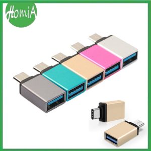 OTG Mini USB Type C Besi Non Kabel / Tipe C Converter Connector To Usb Port / Data Transfer For Handphone Smartphone – HOMIA