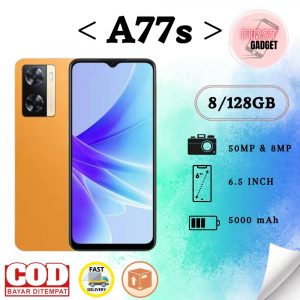 OPPO A77S FAST CHARGING 33 WATT RAM 8/128GB FULLSET