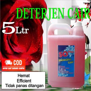 [COD] TERLARIS…!!!Deterjen Cair 5 Liter – SOPlus Pink