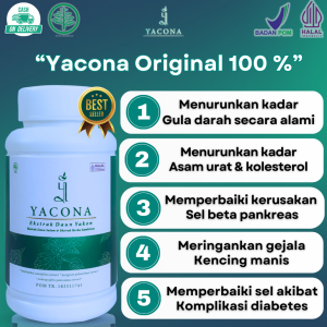 Yacona Obat Diabetes Original Herbal Atasi Gula Darah Tinggi