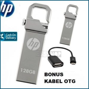 Flashdisk HP Flash Drive HP 128GB 64GB 32GB 16GB 8GB 4GB USB Flashdisk HP v250w Penyimpanan Data Flash Disk Flash Drive HP free otg kabel ES store- COD Bayar di tempat