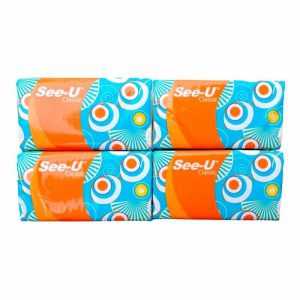 Paket Tissue See u 250 sheets isi 4 Pack 2 Ply